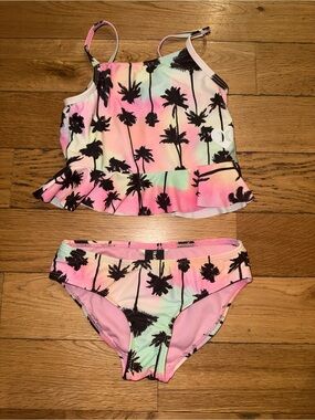 Girls Hurley Two-Piece Swim Set size 4